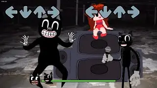 PLAYABLE CARTOON CAT VS CARTOON CAT MONSTER! Friday Night Funkin' X Garry's Mod [FNF Mod Showcase]