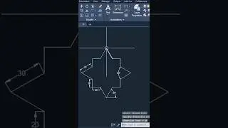 AutoCAD 2d Design short tutorial #viral #autocad #3d #2d #design #command #youtubeshorts #shorts