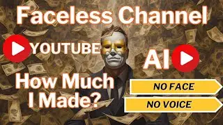 How Much I Made 🤑 from My Faceless  YouTube Channel with 1k Subscribers (YouTube Studio Proof!)