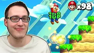 Mario Maker 2 aber ich muss 99 Leben sammeln!