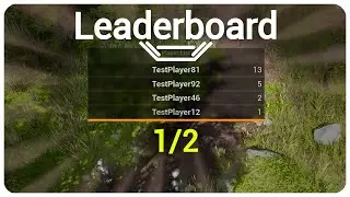 Player List / Scoreboard / Leaderboard - Unreal Engine 5 Tutorial [UE5] - (Part 1/2)