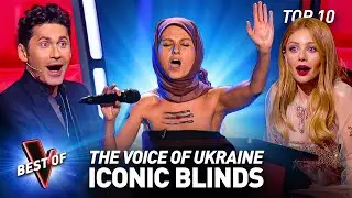 The Most ICONIC Blind Auditions of The Voice of Ukraine 🇺🇦 | Top 10