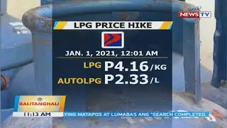 BT: LPG price hike (Jan 1, 2021, 12:01 AM)