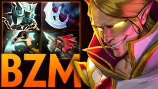 BZM INVOKER INSANE GAME vs QUEEN OF PAIN MID | Dota 2 Invoker