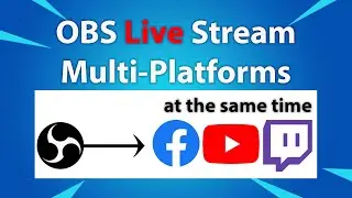 Streaming on multiple platforms at the Same Time using OBS