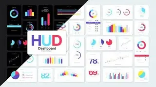 HUD Dashboard Infographics | After Effects Template