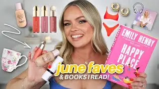 JUNE SUMMER FAVORITES! makeup, books, podcast, jewelry, swimsuit & exciting GIVEAWAY!