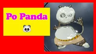 Po Panda, Pancake Art - Kung Fu Panda, Animal Cartoon, Animal Drawing, Panda Cartoon, Panda Drawing