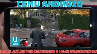 CEMU ANDROID: NOVA VERSÃO COM MAIS DESEMPENHO E FPS EM VARIOS JOGOS!