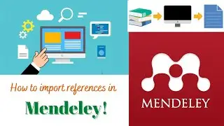How to import references into the new Mendeley reference manager? 