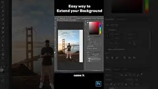 Extend image background in photoshop (EASY)