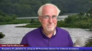 Raspberry Pi LESSON 70: Using an IR Proximity Sensor for Collision Avoidance