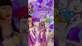 24JAM SERBA WARNA UNGU DI ULTAH DARLEEN GEMES😍😍 