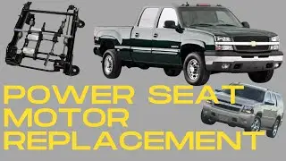 Power seat motor replacement
