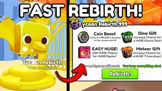 HOW TO SUPER FAST REBIRTH METHOD IN PET SIMULATOR 99!