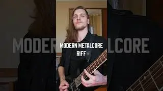 Modern Metalcore Riff