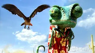 Rango vs. El Halcón | Rango | Clip en Español