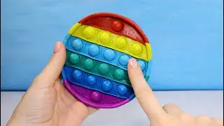 Лепка Pop it (Поп ит) из пластилина. Легко и быстро в коротком ролике 