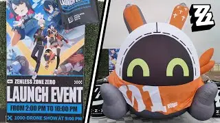 ZZZ Launch Event 4K Walkthrough @ Santa Monica Pier | Zenless Zone Zero