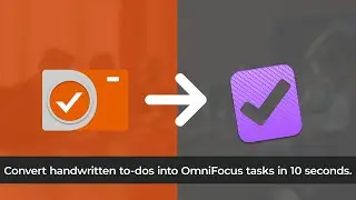 TaskCam to OmniFocus Integration - To-dos