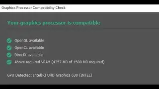 Graphics Processor Compatibility Check in photoshop 2022 latest version