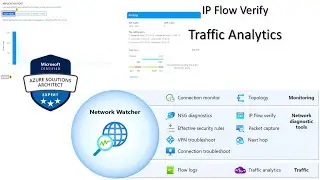 6. MS Azure Solution Architect AZ 305 - Traffic Analytics, Network Watcher, IP flow verify