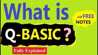 Introduction to QBASIC | What is QBASIC ? | QBASIC in Hindi ||