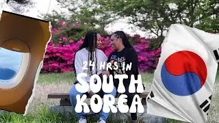 OUR FIRST TIME IN SOUTH KOREA 🇰🇷 | 19 Hour Travel Day Vlog (This is crazy) | JASANDTEE