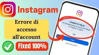 Come correggere l'errore di accesso a Instagram | instagram si è verificato un errore imprevisto