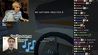 xQc runsaway from sniper after 
