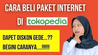 cara beli paket internet di tokopedia