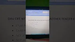 DAV CBT NTT Syllabus 2025