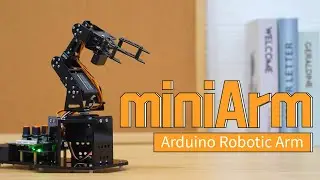 miniArm Open Source AI Robotic Arm Support Sensor Expansion, Arduino Programming
