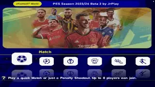PES 2024 PS2 - JrPlay BETA 2 version season 2023-24 (based on PES2014)