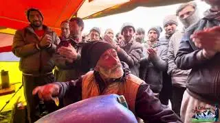 Apo Ali Shigari Singing His famous balti ghazal at Concordia Base Camp in our Camp || Shanu Vlogs