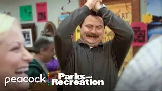 Nick Offerman playing Ron Swanson perfectly for 20 minutes straight | Parks and Recreation