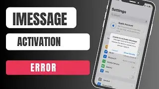 Fixed✅: iMessage could not be activated because this device is signed in to a different Apple ID