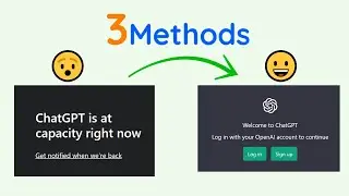 ChatGPT is at capacity right now || Problem Solved 