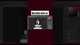 Worship with Us Church Flyer Design 