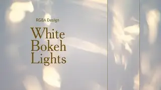 Bokeh Lights White Backgrounds Collection