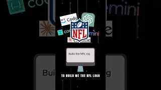 Asking AI To Build The NFL Logo 🏈 #ai #chatgpt #coding #programming