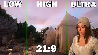 Kingdom Come | 21:9 Ultrawide Low vs Ultra Graphics Comparison | 3440x1440 RTX 2080 7700k