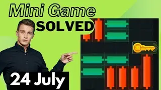 Mini Game puzzle solved 24 July/ Hamster Combat