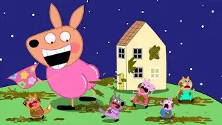 What Is Giant Kylie Kangaroo Doing??? | Peppa Pig Funny Animation