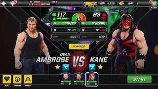 WWE Mayhem Dean Ambrose Throw Kane into the crowd