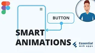 Smart Animate Figma Tutorial 2021 - Smart Animation In Figma | Button Animation in Figma