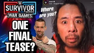 ONE FINAL CM PUNK TEASE BEFORE SURVIVOR SERIES? Shinsuke Nakamura promo! WHERE ARE YOU?