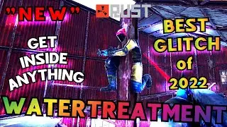 Rust Console Water Treatment GLITCH | INVISIBLE BY LOCK CRATE | Rust Console Working NOW 2022