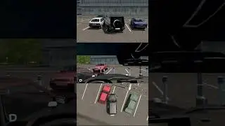 Самое распространённое ДТП на парковке. Способ выезда задним ходом с парковки.