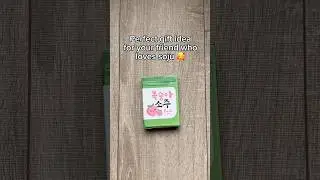 CUTEST Gift Idea 🥹 (Peach Soju Cards)